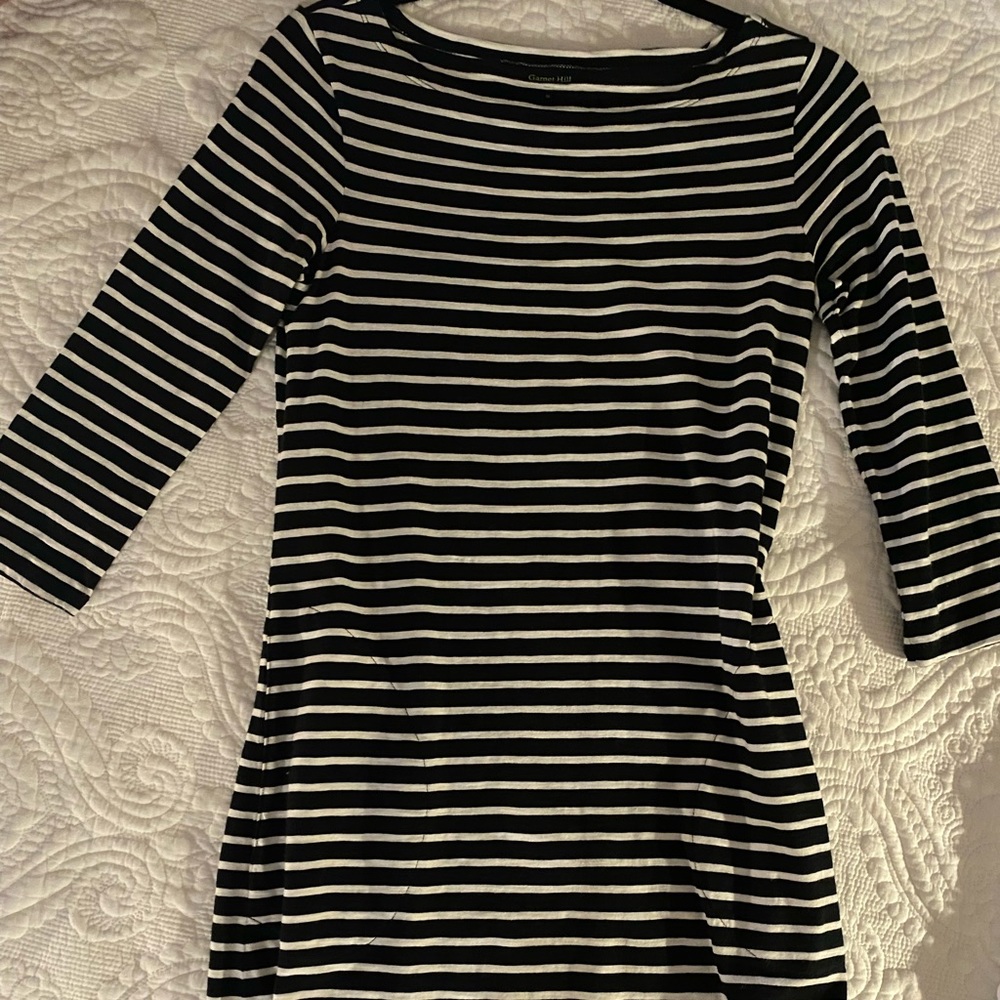 Garnet Hill tee shirt dress.